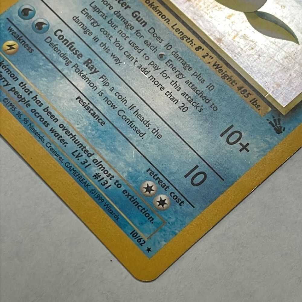 Lapras #10 Pokemon Fossil - Picture 6 of 16